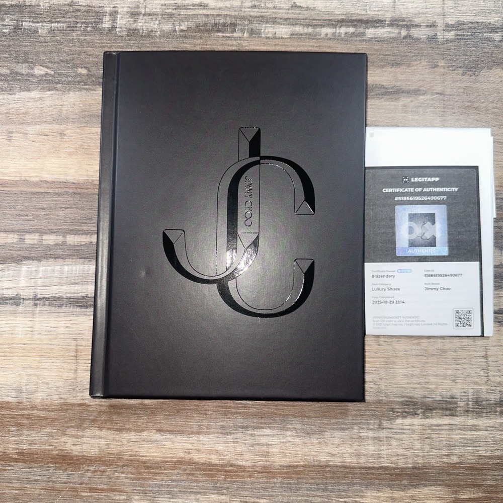 Jimmy Choo Sticker Set Notebook Diary New 2019 W/ Certificate Of Authenticity